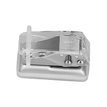 Imagem de Akozon KeDeYou Mini Furador único, Furador Manual para Fichário de Folhas Soltas, Transparente e Branco, Ideal para Estudantes e Uso Em Escritório, Design Compacto e Leve
