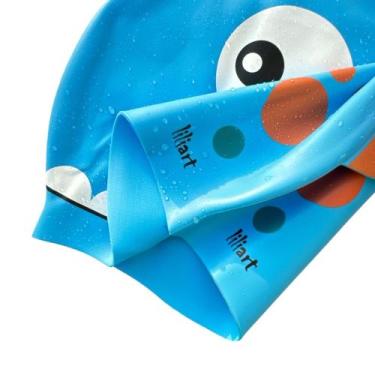 Imagem de Kit Touca Infantil Personagens + Óculos UV Para Natação Toca Piscina -