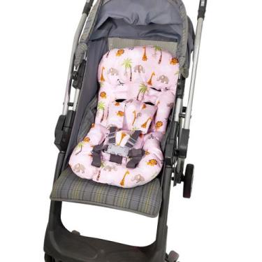 Imagem de Colchonete almofada para carrinho de bebê com protetor de cinto - CAZZ