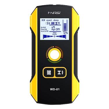 Imagem de Localizador de pinos de scanner de parede premium, detector eletrônico de parede para madeira, pinos de metal, fios AC, vigas, tubos, localizador de pinos de fio e tubulação de água, orifício de