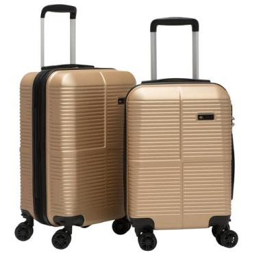 Imagem de Kit 2 Malas de Viagem de Bordo Expansível 10kg com rodas 360 - World O