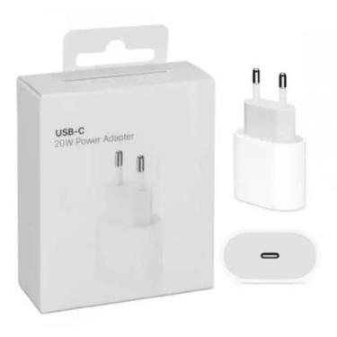 Imagem de Carregador Usb-C 20W Turbo Compativel Iphone-11-12-13-14 - Adaptador T