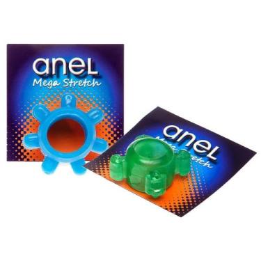 Imagem de Kit 3 anéis estimulador colorido mega strech diversão ao cubo