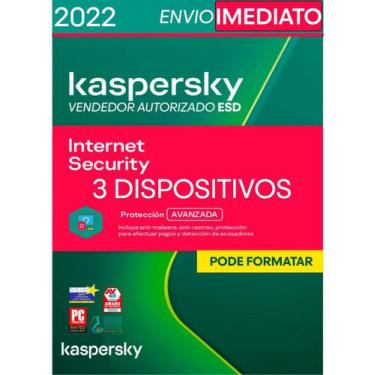 Imagem de Kaspersky Internet Security 3 Pc 1 Ano