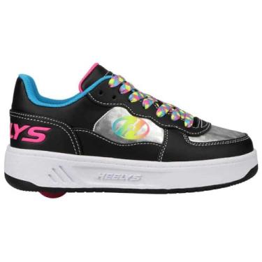 Imagem de HEELYS Tênis feminino Rezerve com salto baixo, multicor, 21