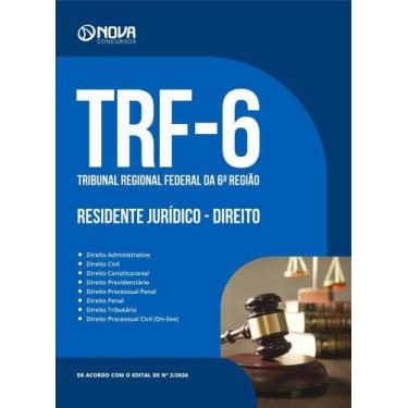Imagem de Apostila TRF-6 2024 - Residente Jurídico - Nova Concursos