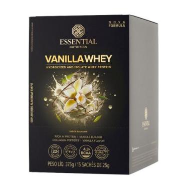Imagem de Vanilla Whey Essential 22g de Proteína Sabor Baunilha com 15 Sachês - 
