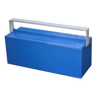 Imagem de Caixa Ferramenta Alta Com Alça e Suporte Pra Parafusos 50cm - Ouro Min