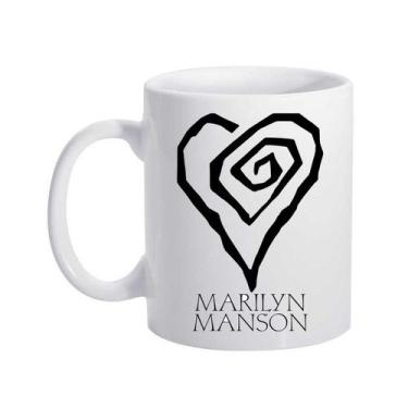 Imagem de Caneca de Plastico Marilyn Manson mod.1 - Alabama Stamp