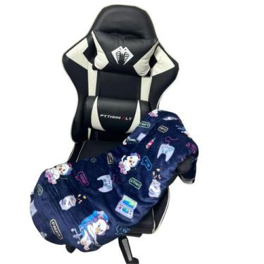 Imagem de Manta Cobertor Infantil Juvenil Gamer Premium Quente 110X150 - Mili Mu