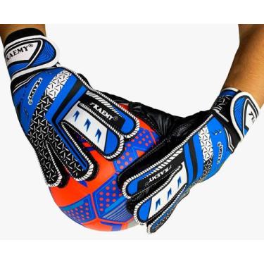 Imagem de Luva Infantil Goleiro Campo - kaemy, Azul, PP