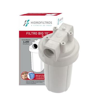 Imagem de Filtro Remove Areia Poço Caixa d' Água Big Poe 10" 4200 L/h - Hidrofil