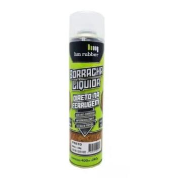 Imagem de Spray Emborrachado Impermeabilizante Preto 400ml 240g kit c/2. - HM RU