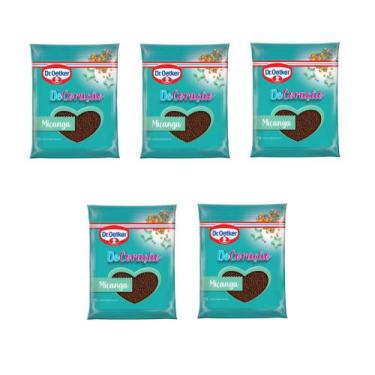 Imagem de Kit c/ 5un Granulado Miçanga de Chocolate 80g - Dr. Oetker