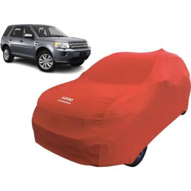 Imagem de Capa De Tecido Para Carro Freelander Land Rover - Mz, Vermelha
