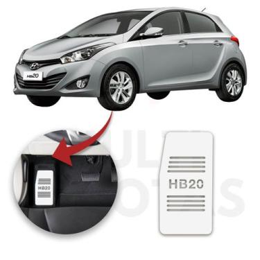 Imagem de Descanso de Pé HB20 2013 a 2022 Aço Escovado Prata - Sofisticar