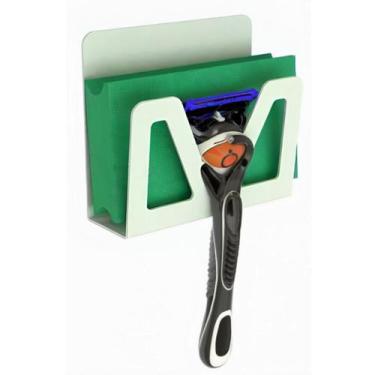 Imagem de Porta Esponja De Banho E Gillette Branco Dupla Fixação S.ELG - ShopFor