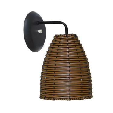 Imagem de Arandela Junco Retro Avelã 22x16 - Shoppingnet