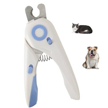 Imagem de Cortador de Unha Gato Pet  Cao Animal de Estimaçao Cachorro Lixa de Unha Lanterna Led Confortavel Resistente Eficiente Seguro