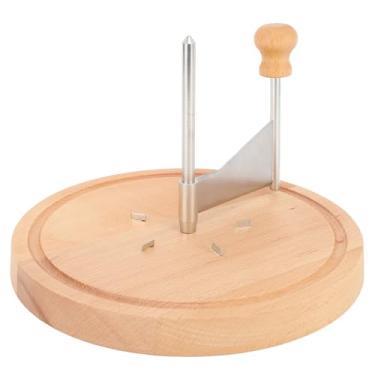 Imagem de Cortador de Flores de Queijo Curler de Queijo Profissional, Ergonômico, para Queijos Duros, Madeira de Faia Premium e Aço Inoxidável, Fácil de Limpar, Armazenamento Conveniente