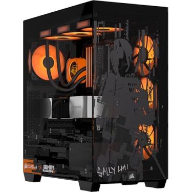 Imagem de CORSAIR 3500X Call of Duty®: Black Ops 6 Edition Mid-Tower ATX PC Case – Vidro temperado panorâmico, interior espaçoso, placa mãe ASUS BTF e MSI Project Zero Reverse compatível, sem ventiladores