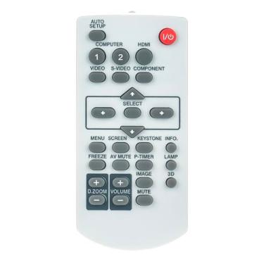 Imagem de N2QAYA000035 Novo controle remoto de substituição adequado para projetores Panasonic PT-CW230EA PT-CW230 PT-CX200 PT-GW33C PT-GX30C