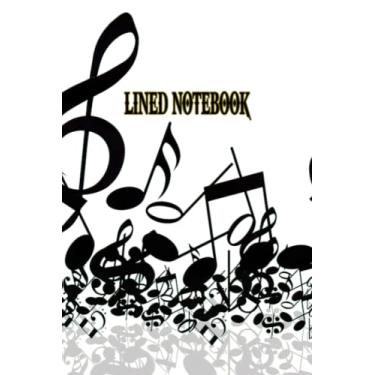 Imagem de Lined Notebook: Ultimate Original Musical Bills Notes Sheet 110-pages Book 6x9-in For School/Teacher Office Student Writing
