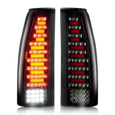 Imagem de Conjunto de luzes traseiras de LED adequado para Chevy & GMC C/K 1500 88-99, C/K 2500 3500 88-00, para C1500 C2500 Suburban 92-99, Silverado 94-98, Tahoe 95-99, Yukon 92-00, para Cadille. lac Escalade
