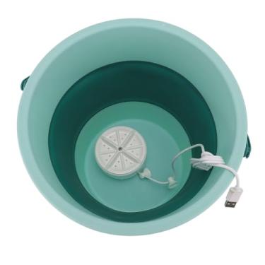 Imagem de Máquina de Lavar Portátil, Mini Lavadora que Economiza Espaço Com Design de Turbina, Ideal para Viagens Mini Lavadora Dobrável Com Experiência de Lavagem Limpa e Eficiente