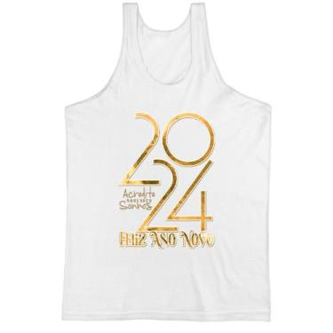 Imagem de Camiseta Regata Ano Novo Acredite nos seus sonhos - Alearts, P