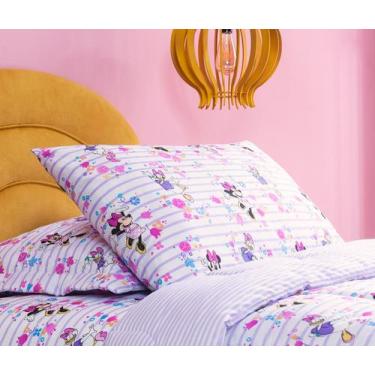 Imagem de Colcha Solteiro Matelada Personagens Disney Dupla Face - Andreza Enxov