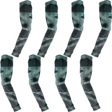 Imagem de Kit 4 pares de manguitos com proteção UV50+ - EX311, Cinza camuflado e