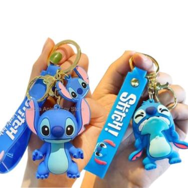 Imagem de Stitch Chaveiros Kit 2 Personagem Coleção Chave Carro Bolsa Presente -