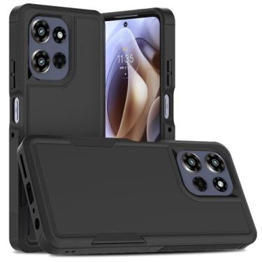 Imagem de Palbyes Capa para Moto G Power 5G 2025, TPU + PC, camada dupla antiderrapante, absorção de choque, capa protetora para celular Moblie para Mororola Moto G Power 5G 2025 (preto)