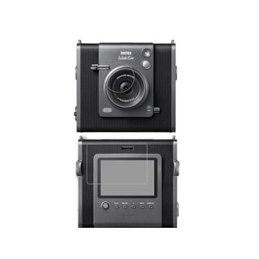 Imagem de WUNIAK Protetor de tela para câmera Instax Wide EVO 2025 novo híbrido instantâneo protetor de tela de vidro temperado ultra transparente + protetor de lente de vidro temperado, antiarranhões, dureza