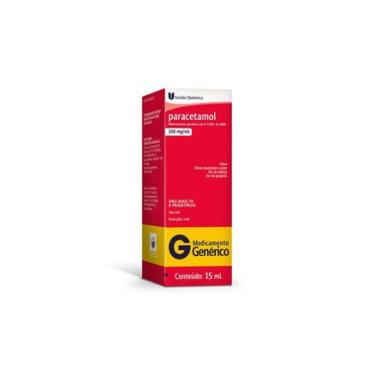 Imagem de Paracetamol 200mg/ml Gotas 15ml União Química UNIAO QUÍMICA