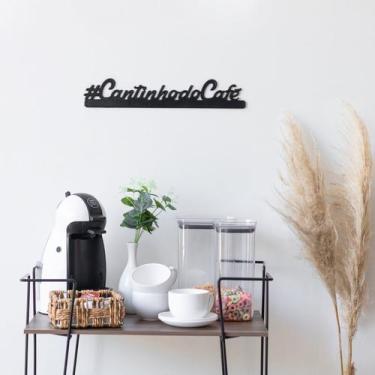 Imagem de Placa Decorativa Cantinho do Cafe - Metaltru