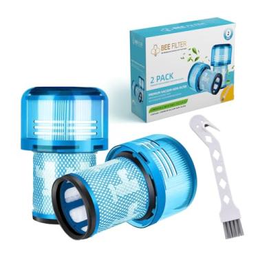 Imagem de Filtro Dyson V12, pacote com 2 filtros de substituição HEPA verdadeiros compatíveis com Dyson V12, V12 Detect, V12 Detect Slim, V12 Detect Slim Absolute, Substituição de filtro V12, número de peça