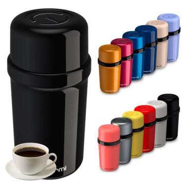 Imagem de Garrafa Térmica Café Fano 250ml Preta Cozinha Campo Viagem - Unitermi