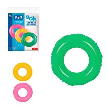 Imagem de Boia Infantil Redonda Piscina Inflável Praia Criança 60cm - Wellmix