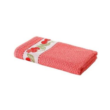 Imagem de Pano de Prato Jacquard 45cm x 70cm Vida Cerejas Dohler