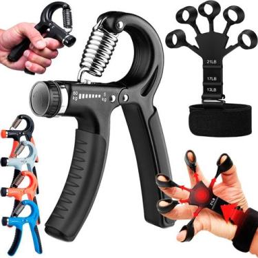 Imagem de Kit 2 Aparelho Hand Grip Fortalecedor Exercitador Mãos Braço Dedos Fis