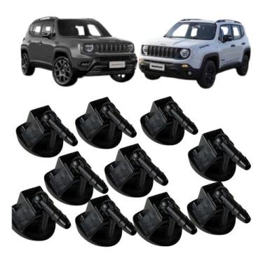 Imagem de Kit 10 Brucutu Esguicho Parabrisa Agua Jeep Renegade 2015+