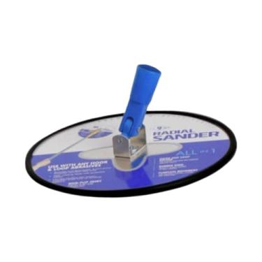 Imagem de ＡＷＨＡＯ Drywall Pólo Larda de lixamento de drywall Ferramenta de lixamento, computador de mão, lixadeira de parede manual redonda para paredes e tetos, Azul