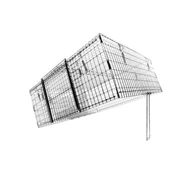 Imagem de Tomahawk Live Trap - Model DT1 - Tomahawk TNR Series Neighborhood Cats Drop Trap - 36x36x14 Collapsible