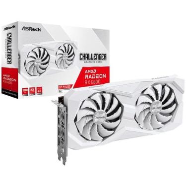 Imagem de Gpu Asrock Amd Radeon Gpu Rx 6600 Challenger White 8gb128 Bits (rx6600