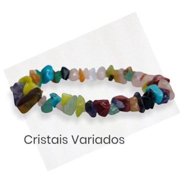Imagem de Pulseira De Cristais Variados Em Cascalho - Abundância - EQUILIBRIO