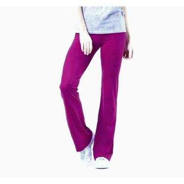 Imagem de Calça Flare Feminina Boca De Sino Bailarina Cintura Alta - wolfox, Vin