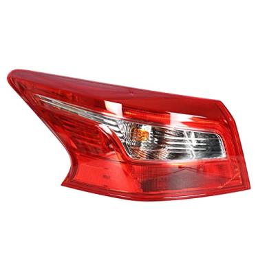 Imagem de labwork Luz traseira do lado do motorista de substituição para 2016 2017 2018 Nissan Sentra luz traseira LED conjunto de lâmpada de freio NI2804108 265553YU0A lado esquerdo