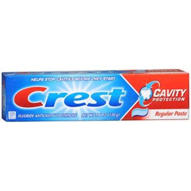 Imagem de Creme dental Crest Cavity Protection regular 4,2 onças da Crest (pacote com 4)